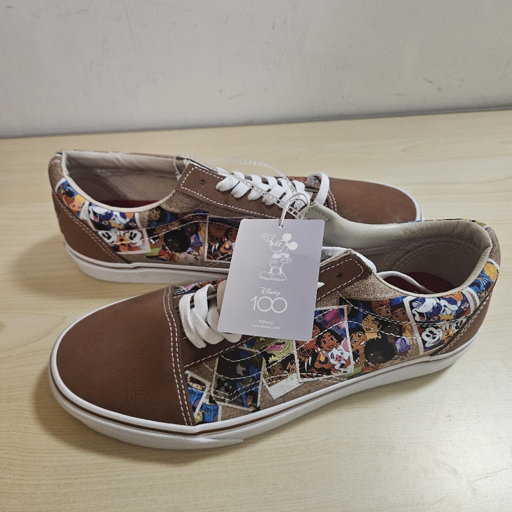 Vans x Disney 100th Scrapbook Old Skool Skate Sneakers Shoes VN0005UFBMB Men 8.5